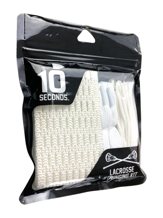 10 Seconds ® Proline Lacrosse Stringing Kit | Triple White