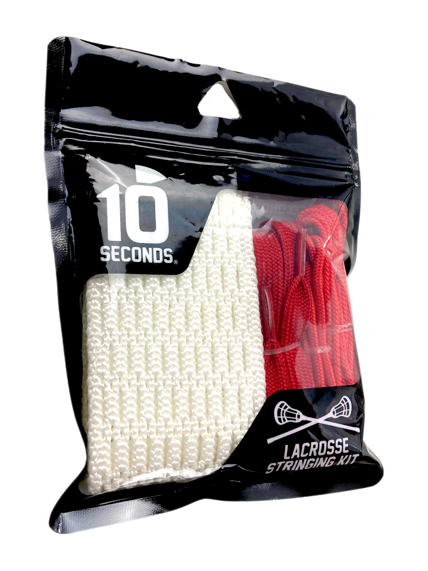 10 Seconds ® Proline Lacrosse Stringing Kit | Triple Red