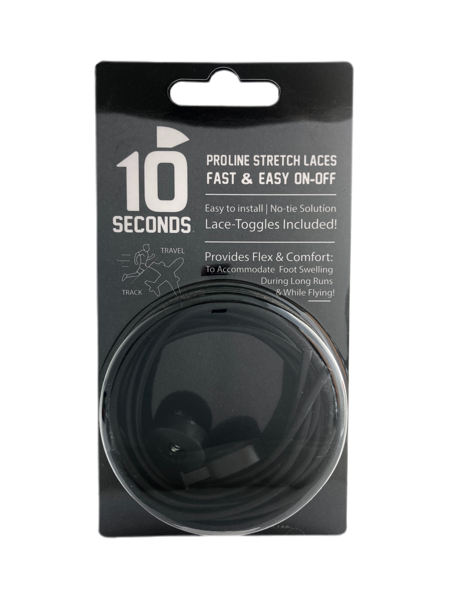 10 Seconds ® Proline MultiSport Stretch Lace | Black