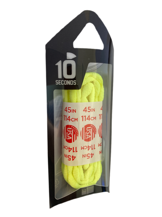 10 Seconds ® Athletic Bubble Laces | Neon Yellow