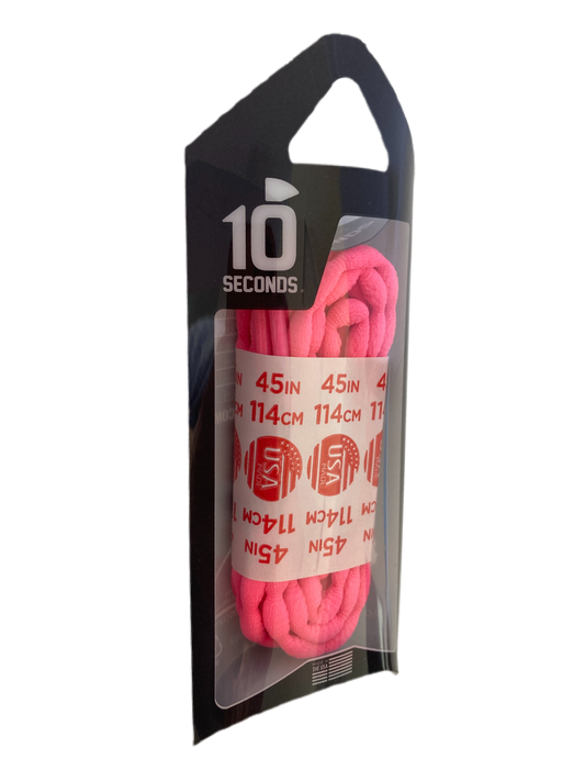 10 Seconds ® Athletic Bubble Laces | Neon Pink