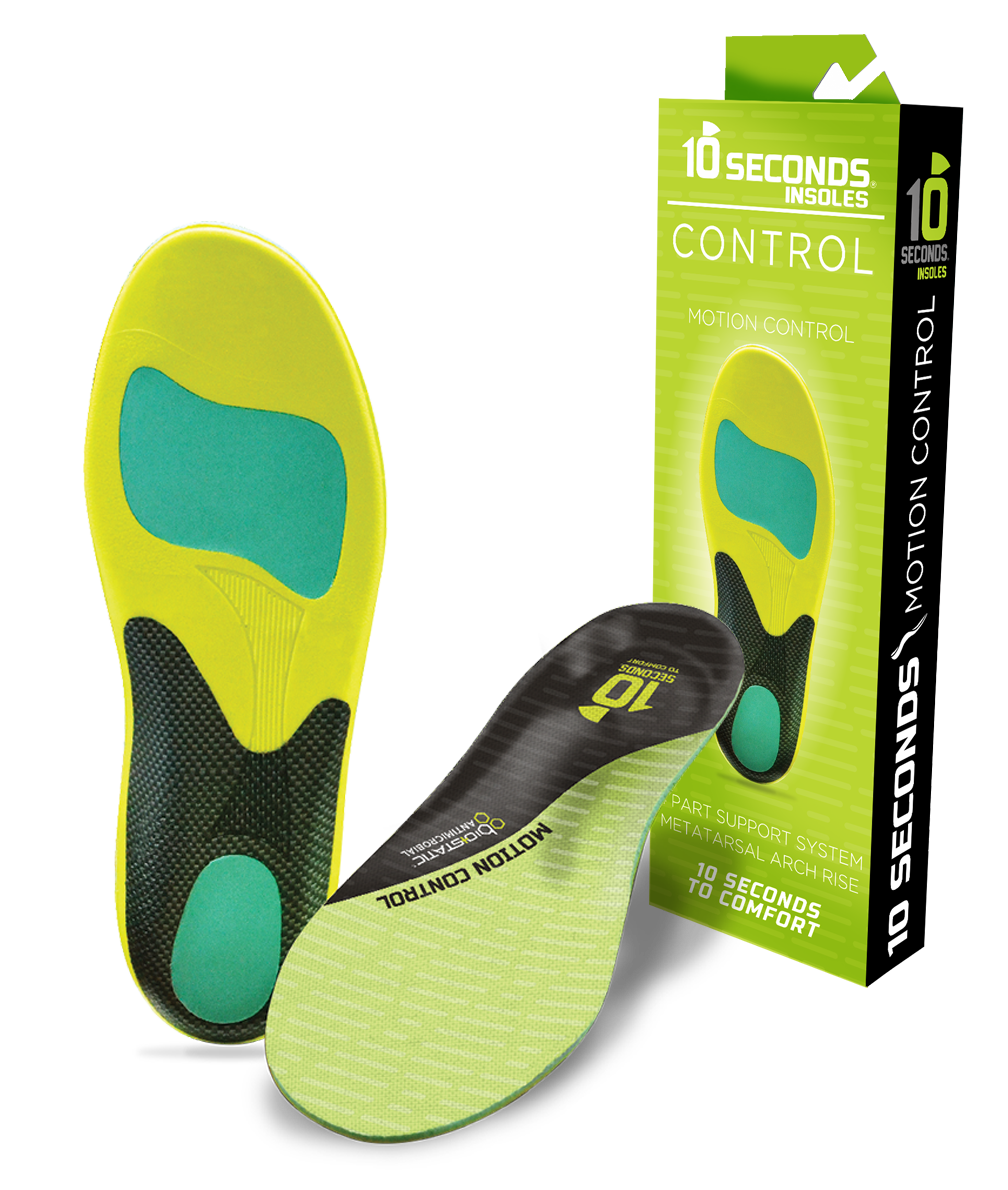 10 Seconds ® Motion Control Performance Insoles