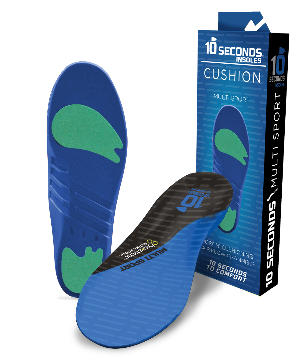 10 Seconds ® Multi-Sport Cushion Insoles