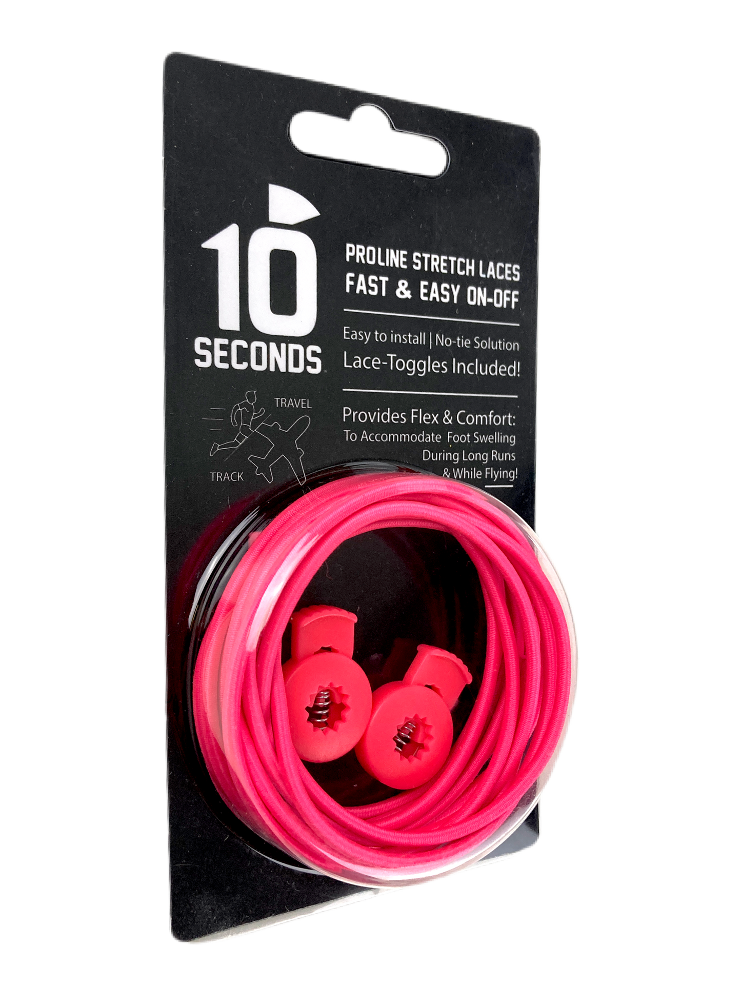 10 Seconds ® Proline MultiSport Stretch Lace | Neon Pink