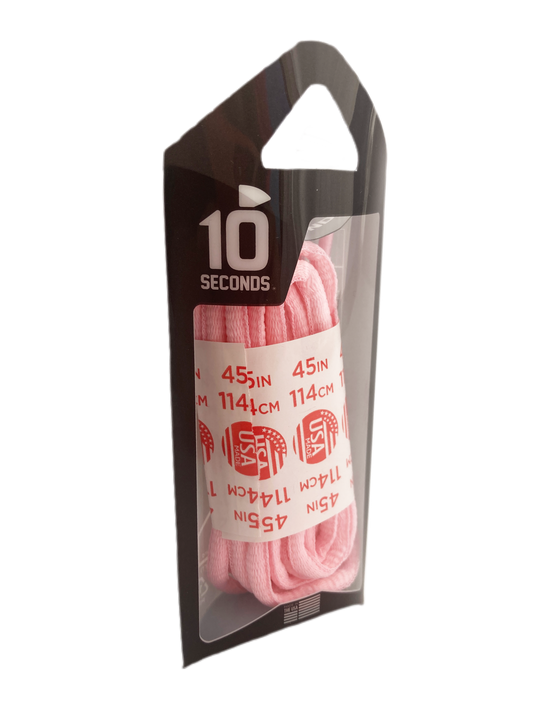 10 Seconds ® Athletic Oval Laces | Pink