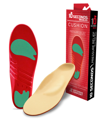 10 Seconds ® Pressure Relief Insoles | Metatarsal Pads