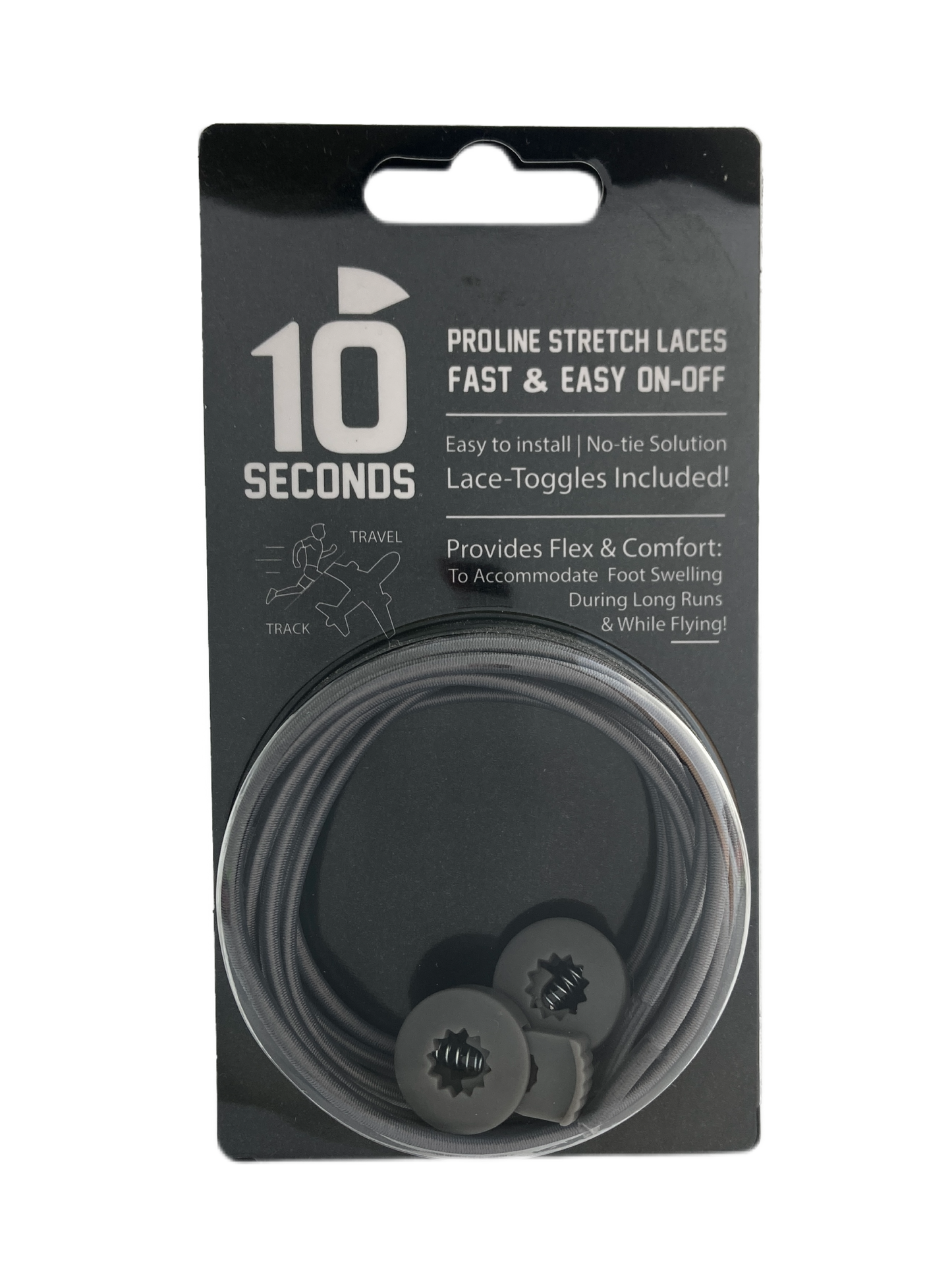10 Seconds ® Proline MultiSport Stretch Lace | Grey