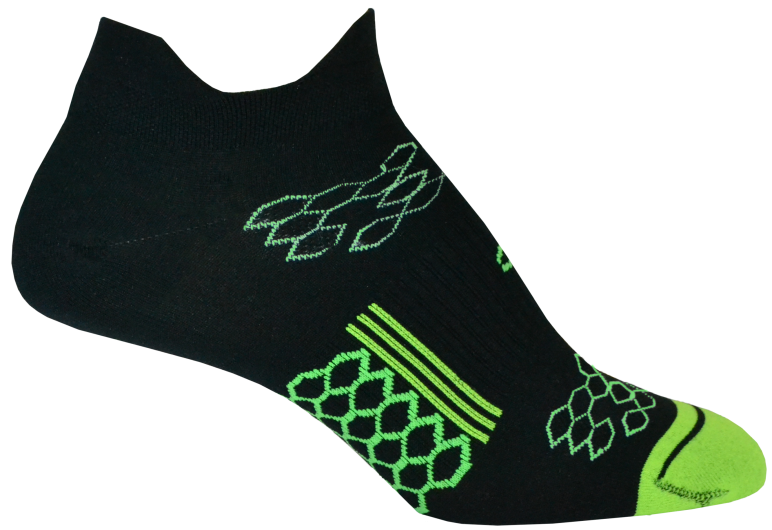 2ndWind® Double Tab Socks |  Black