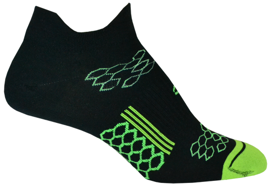 2ndWind® Double Tab Socks |  Black