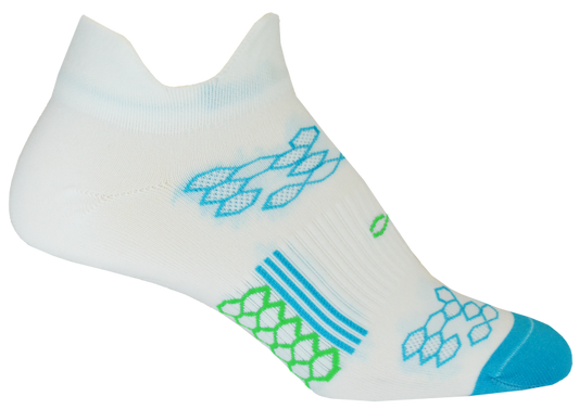 2ndWind® Double Tab Socks | White