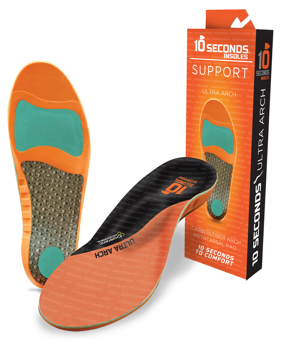 10 Seconds ® Ultra Arch Support Insoles