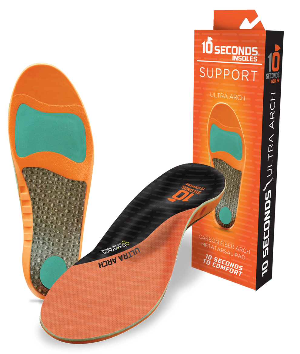 10 Seconds ® Ultra Arch Support Insoles Tenseconds